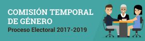 Banner comisión temporal de género