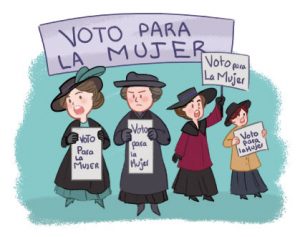 Imagen: voto para la mujer