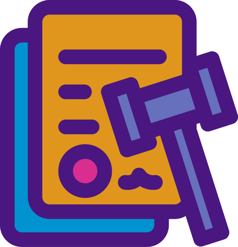 Ícono de acuerdos y sentencias