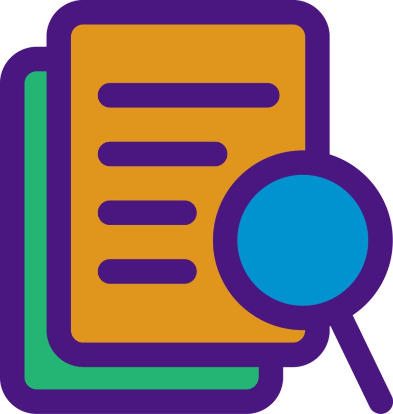 Ícono de documentos de investigación