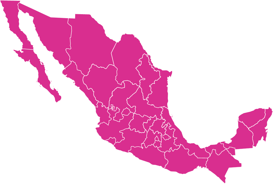 Mapa de la República Mexicana